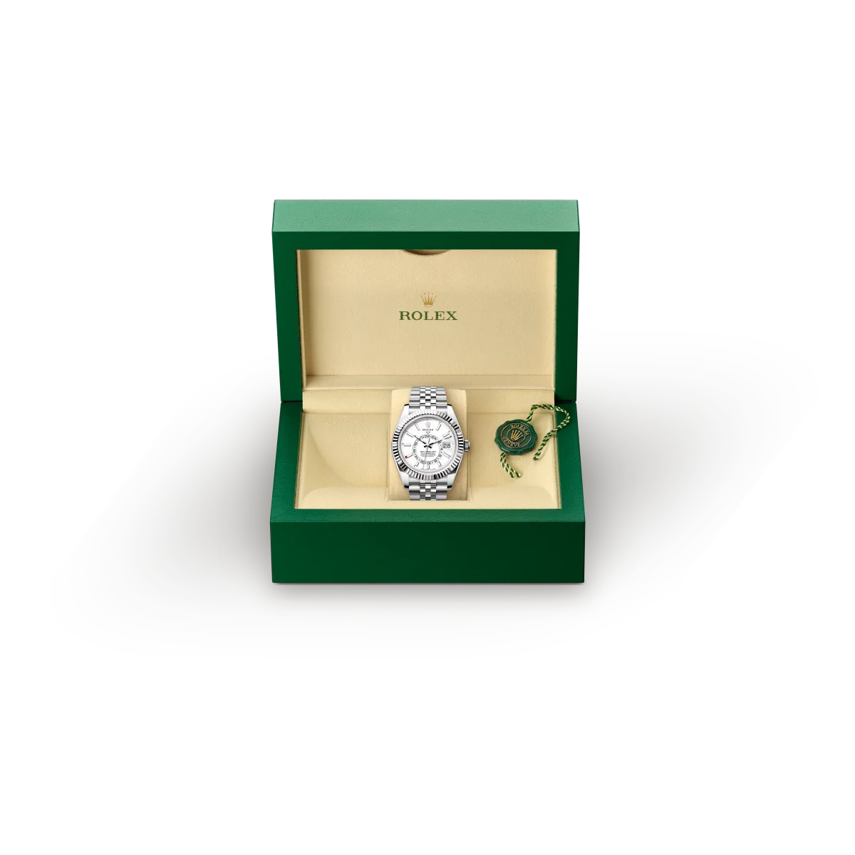 rolex Sky-Dweller in Rolesor bianco (combinazione di acciaio Oystersteel e oro bianco), M336934-0004 - Boglietti Gioielliere