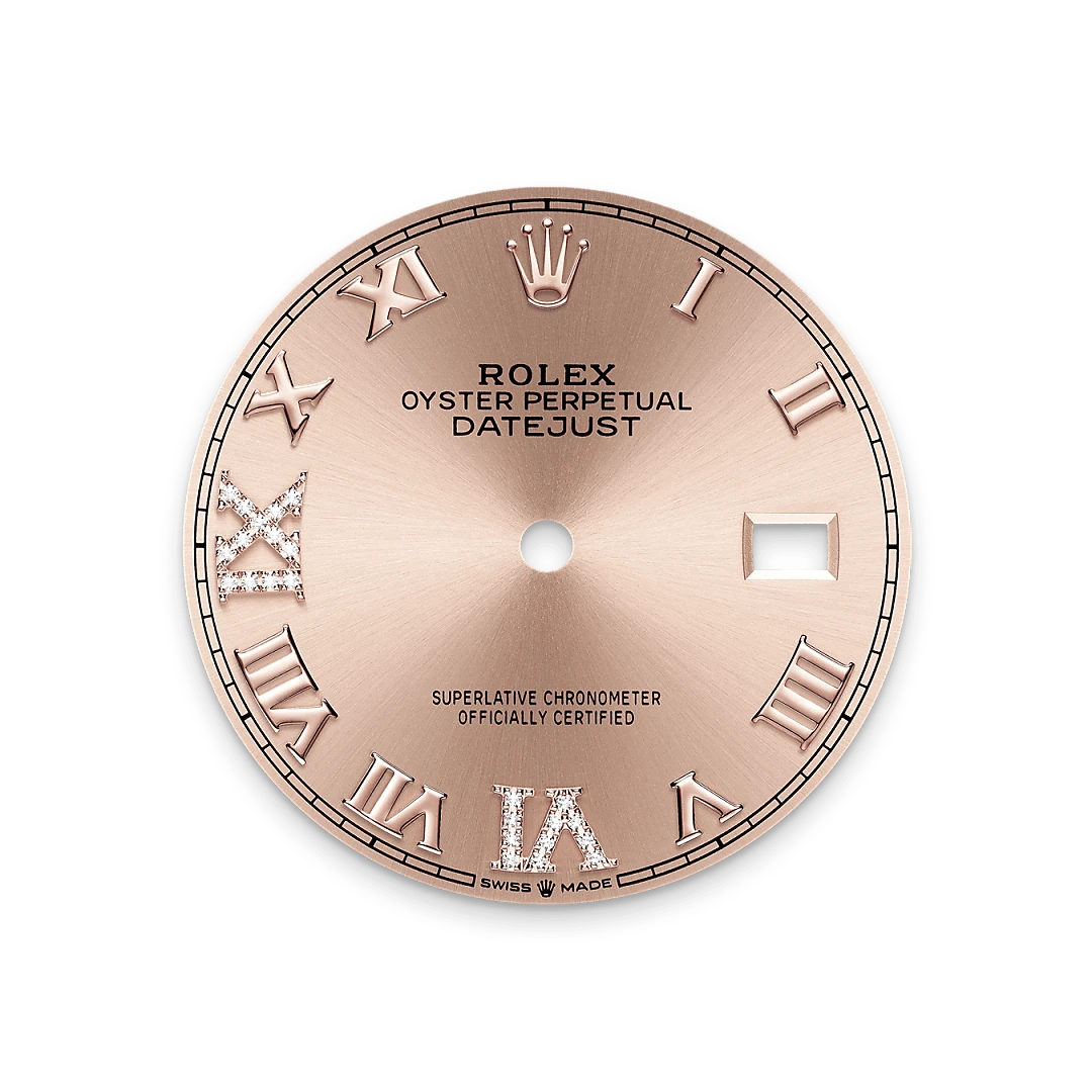 rolex Datejust in Everose Rolesor - combination of Oystersteel and Everose gold, M126281RBR-0016 - Boglietti Gioielliere