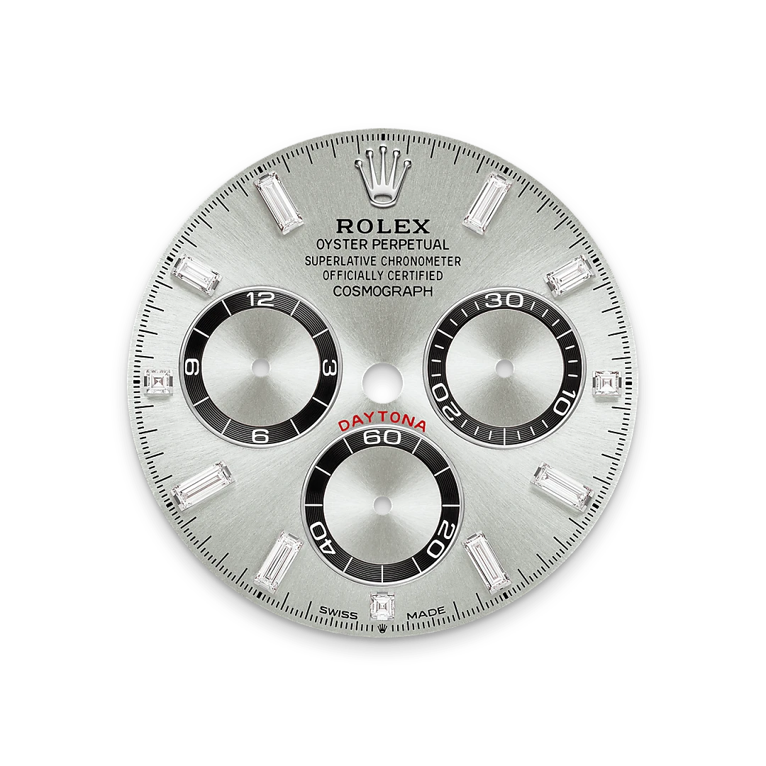 rolex Cosmograph Daytona in 18 ct white gold with lugs set with diamonds, M126539TBR-0002 - Boglietti Gioielliere