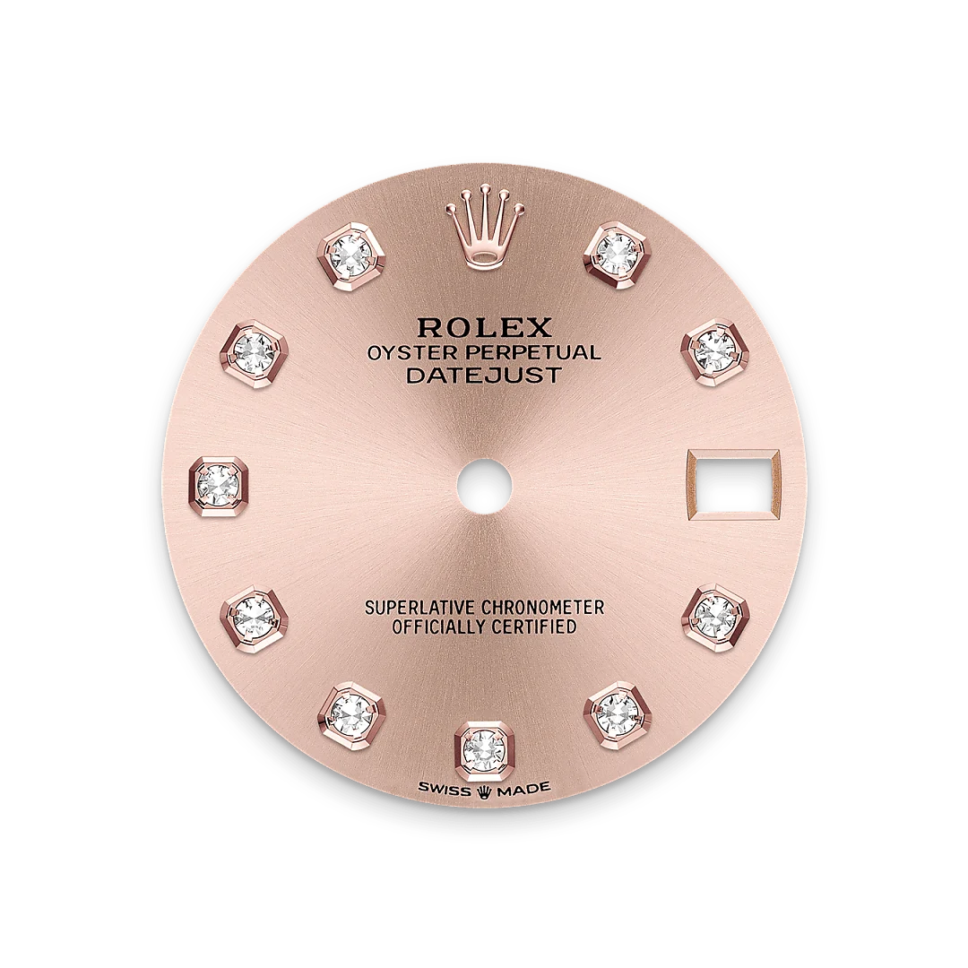 rolex Datejust in Rolesor Everose (combinazione di acciaio Oystersteel e oro Everose), M278381RBR-0023 - Boglietti Gioielliere