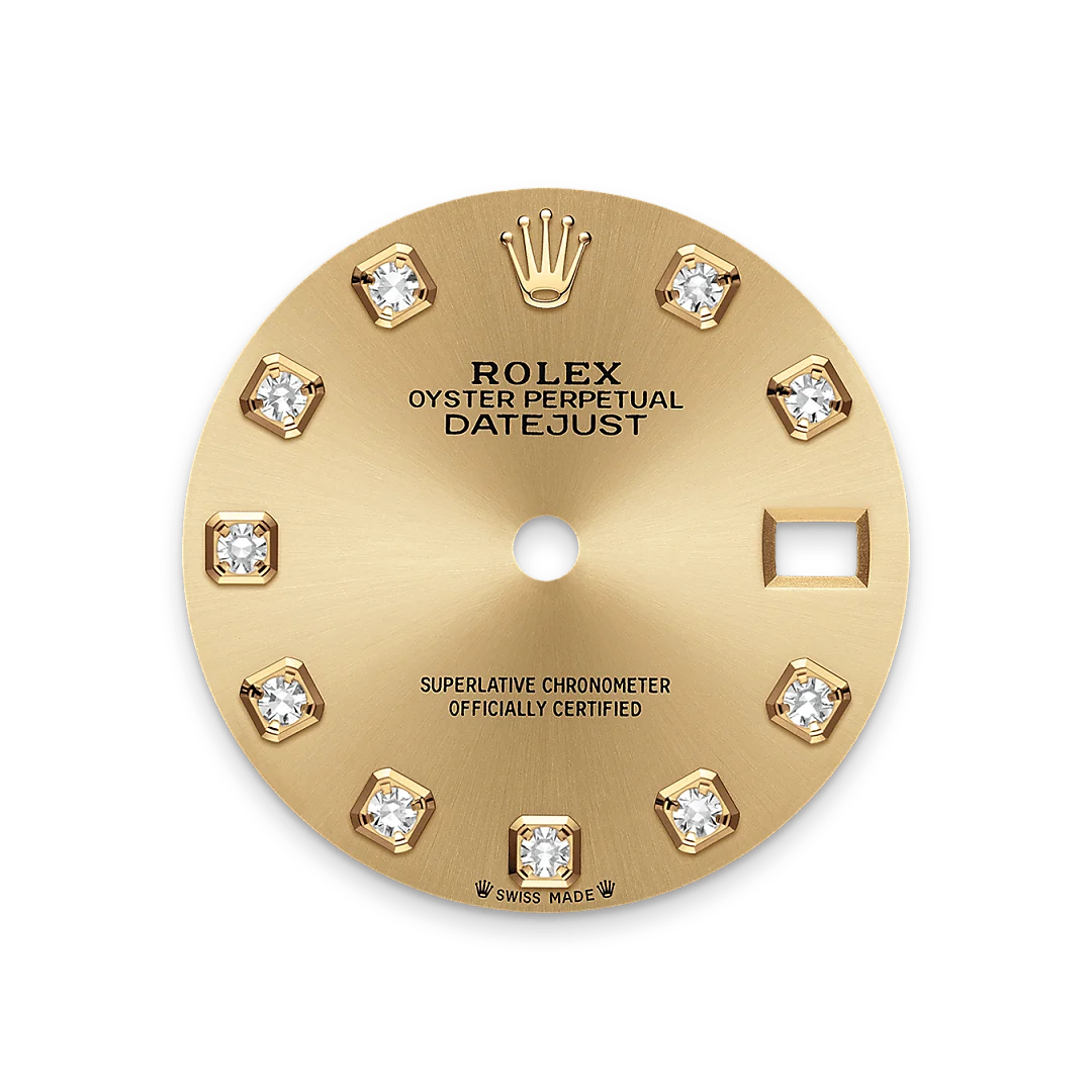 rolex Lady-Datejust in Rolesor giallo (combinazione di acciaio Oystersteel e oro giallo), M279173-0012 - Boglietti Gioielliere