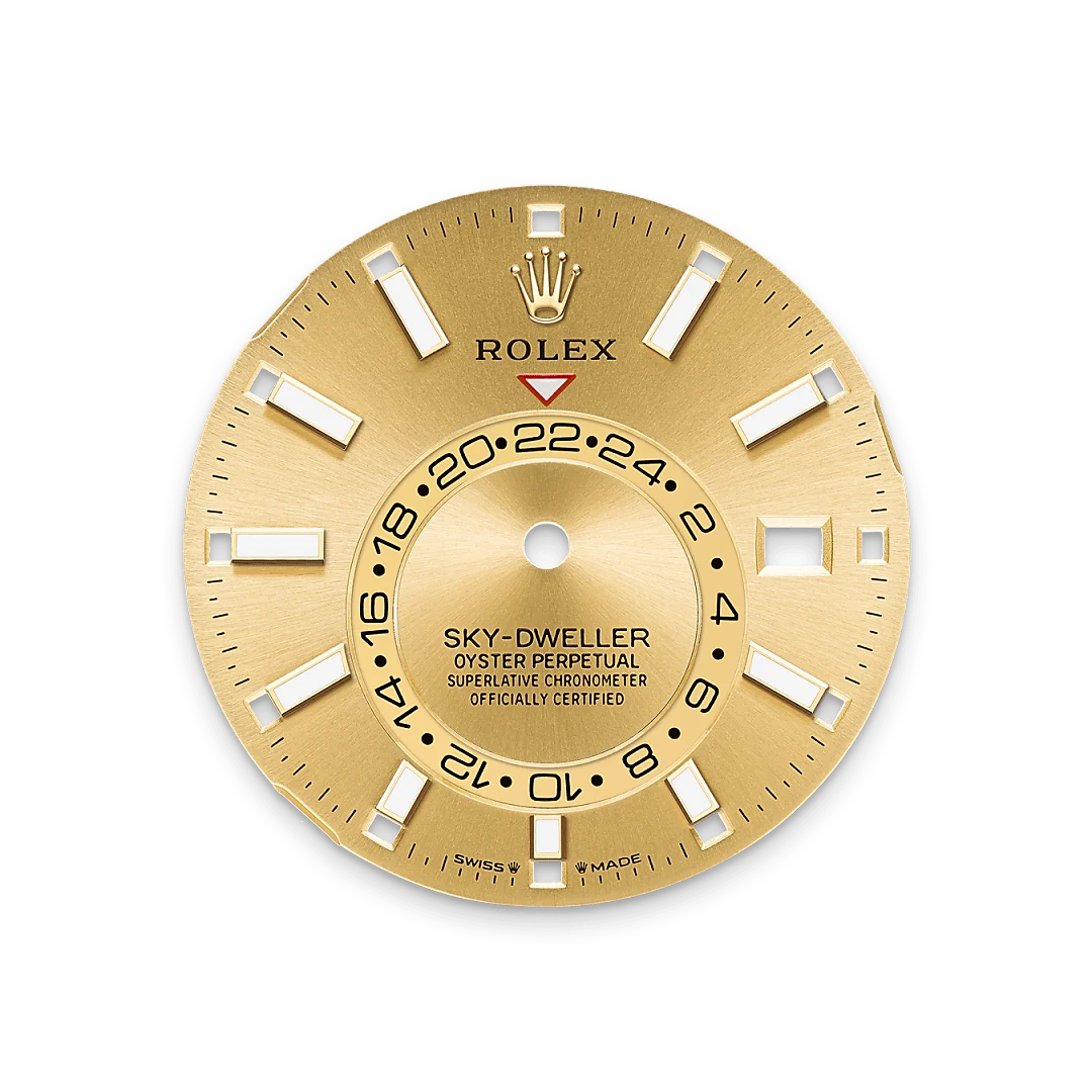 rolex Sky-Dweller in Yellow Rolesor - combination of Oystersteel and yellow gold, M336933-0001 - Boglietti Gioielliere