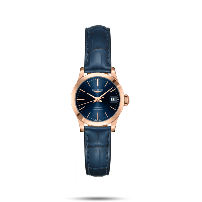 Longines discount record blue