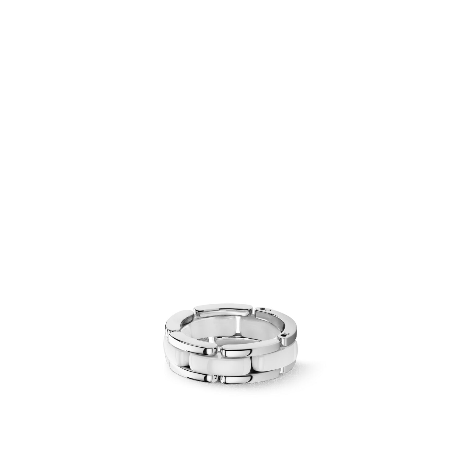 White gold and black ceramic Chanel Ultra ring