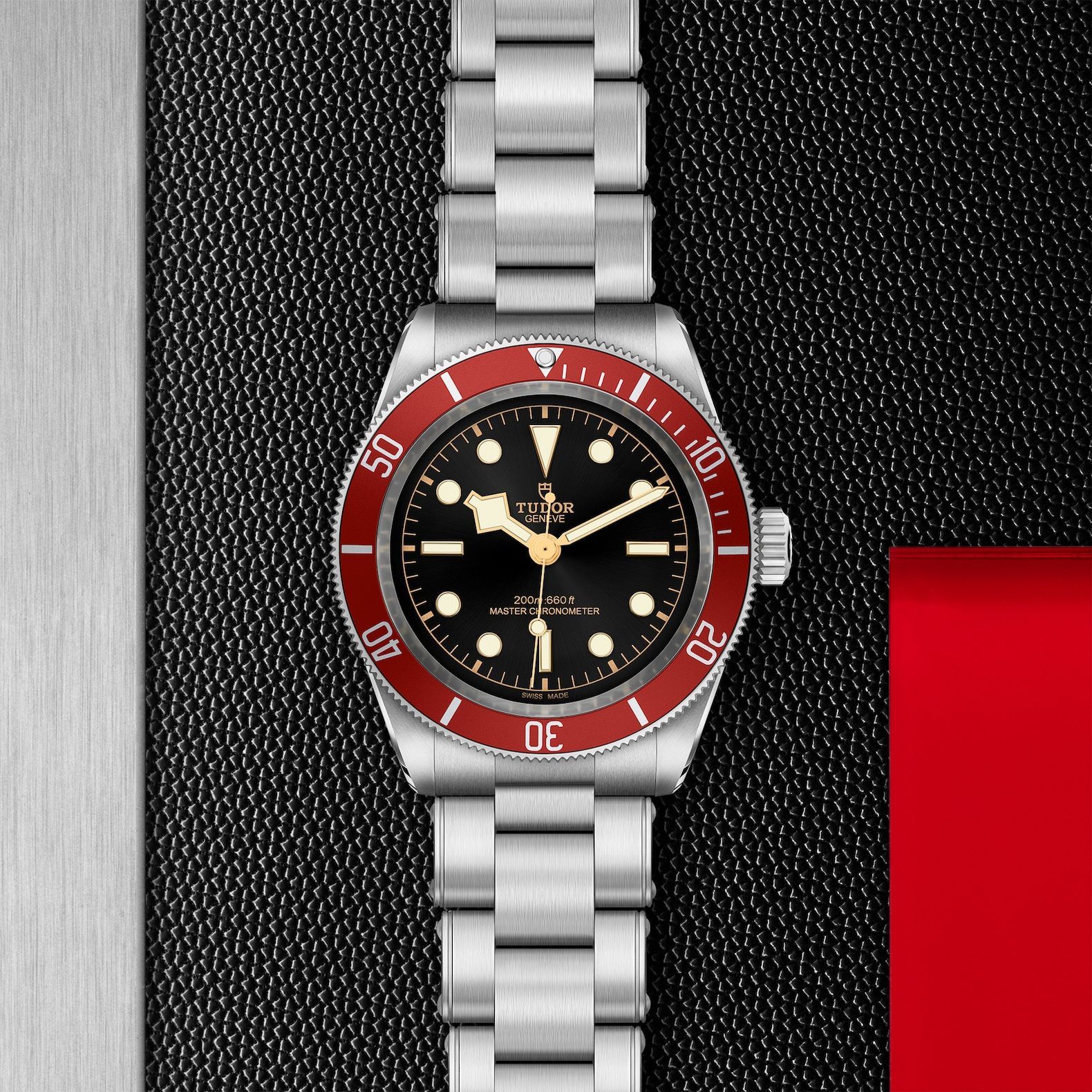 Tudor black bay online shield