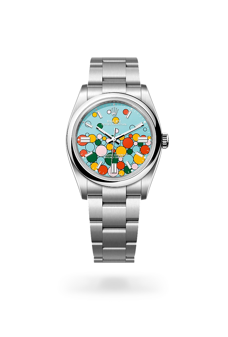 rolex Oyster Perpetual in Oystersteel, M126000-0009 - Boglietti Gioielliere