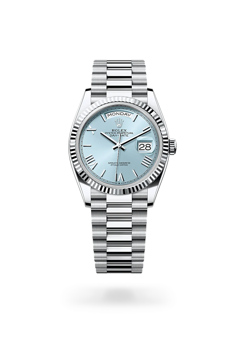 rolex Day-Date in Platinum, M128236-0018 - Boglietti Gioielliere