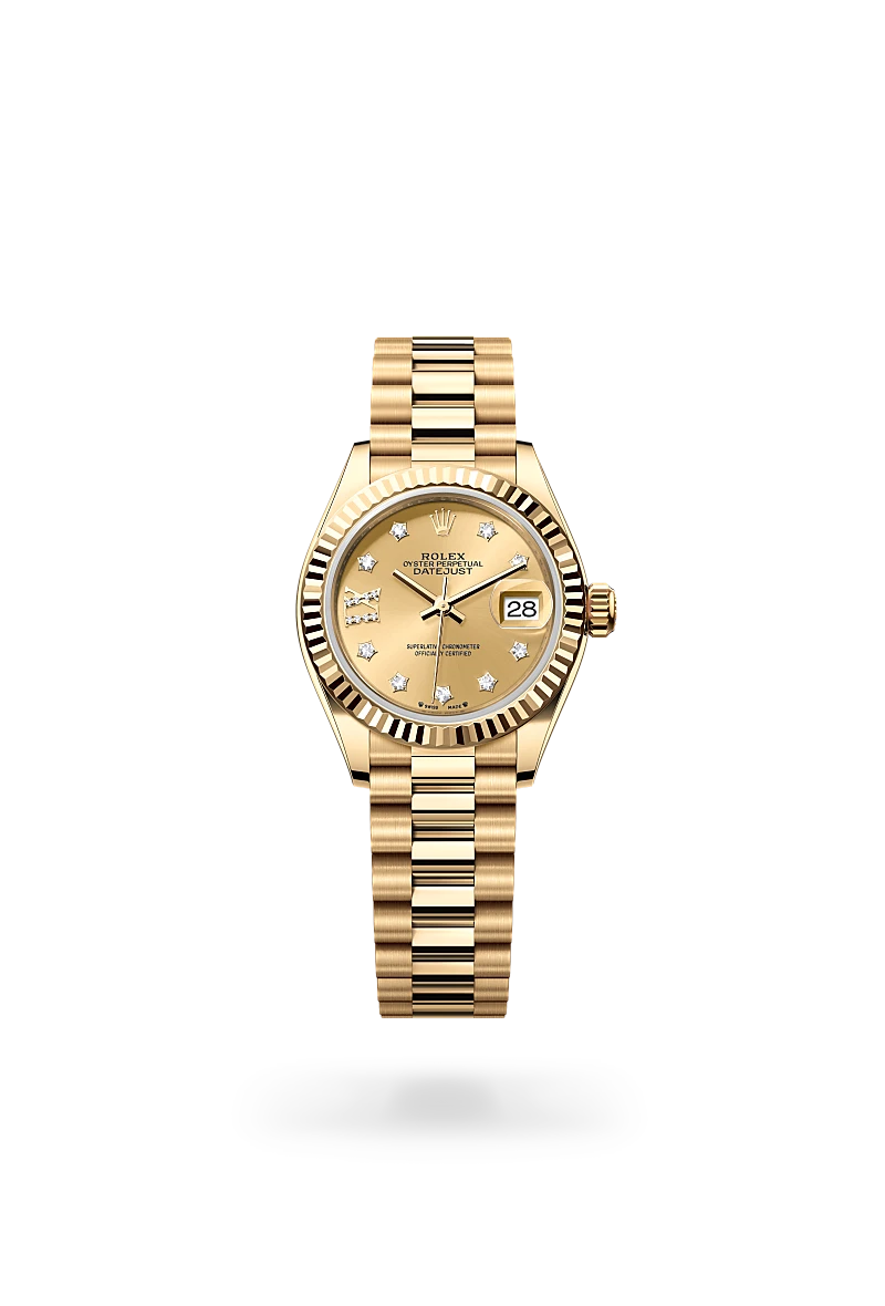 rolex Lady-Datejust in 18 ct yellow gold, M279178-0013 - Boglietti Gioielliere