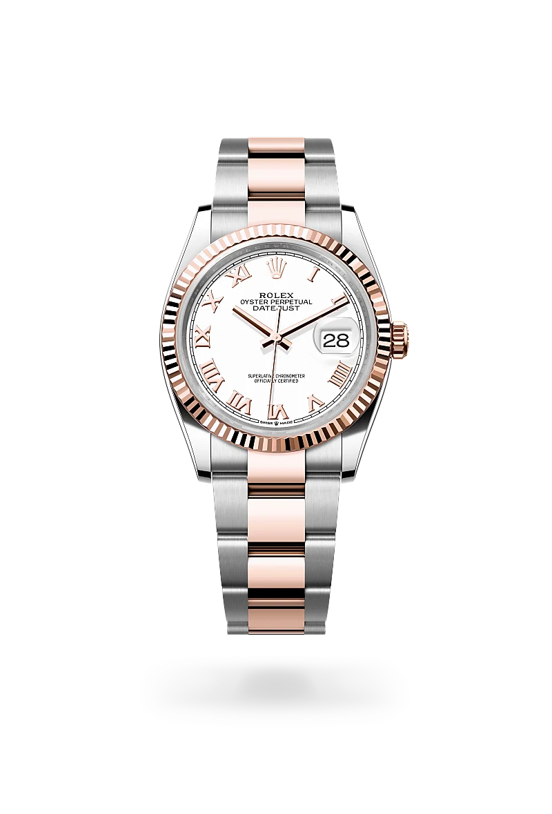 rolex Datejust in Everose Rolesor - combination of Oystersteel and Everose gold, M126231-0016 - Boglietti Gioielliere