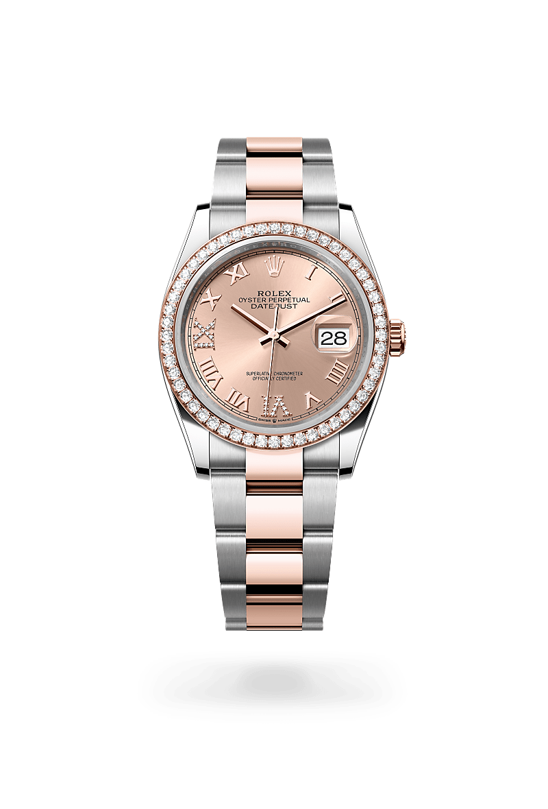 Rolex Datejust 36 in Rolesor Everose combinazione di acciaio Oystersteel e oro Everose M126281RBR 0016 Boglietti Gioielliere