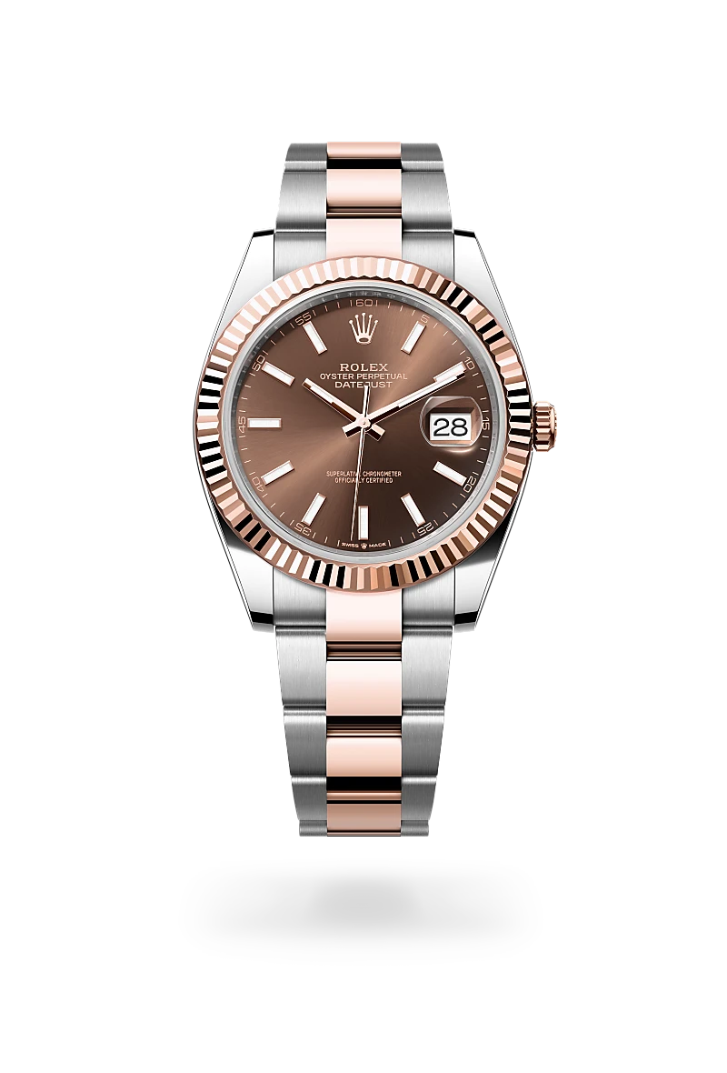 rolex Datejust in Rolesor Everose (combinazione di acciaio Oystersteel e oro Everose), M126331-0001 - Boglietti Gioielliere