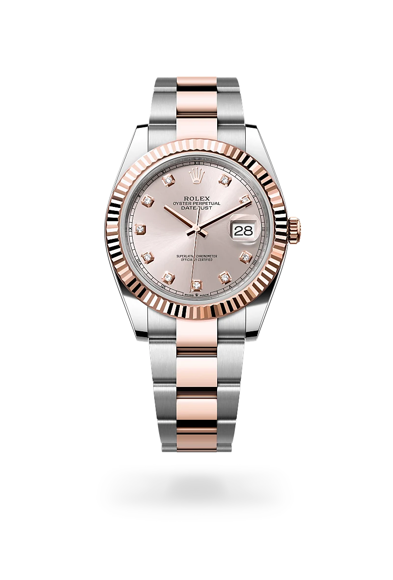 rolex Datejust in Rolesor Everose (combinazione di acciaio Oystersteel e oro Everose), M126331-0007 - Boglietti Gioielliere