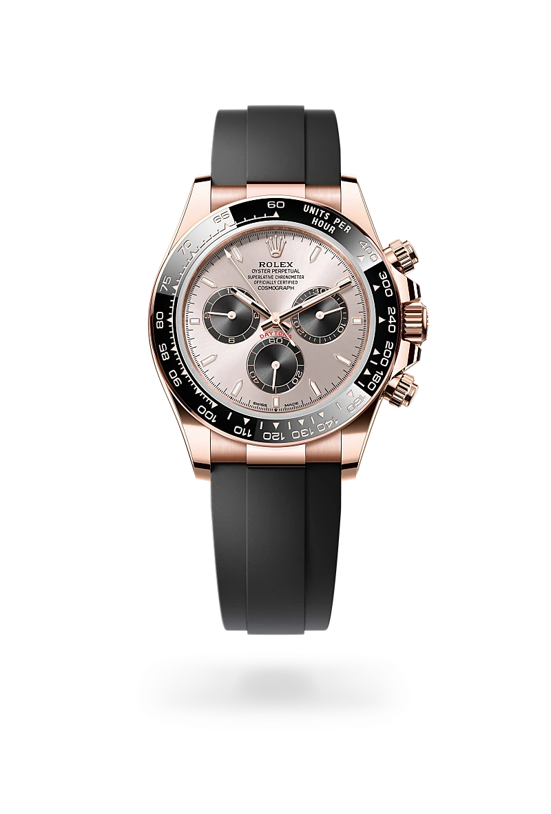 rolex Cosmograph Daytona in 18 ct Everose gold, M126515LN-0006 - Boglietti Gioielliere