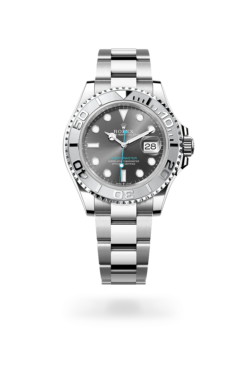 rolex Yacht-Master in Rolesium - combination of Oystersteel and platinum, M126622-0001 - Boglietti Gioielliere