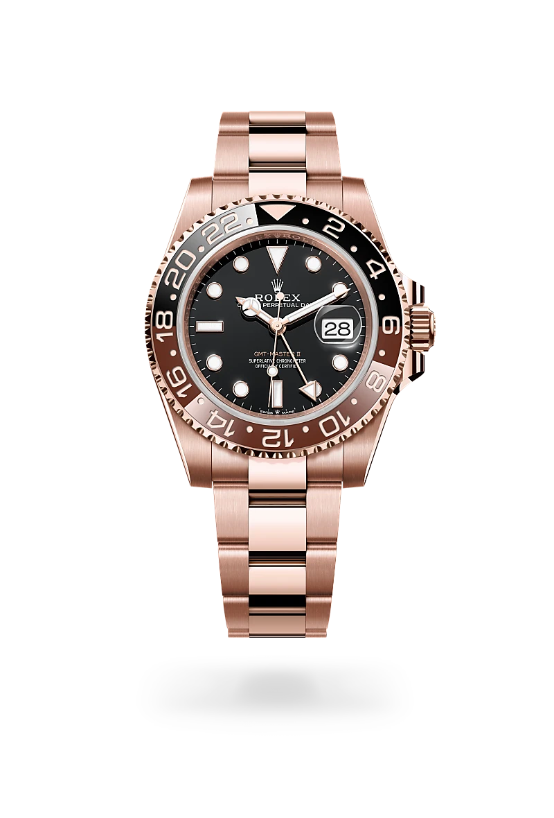 rolex GMT-Master II in 18 ct Everose gold, M126715CHNR-0001 - Boglietti Gioielliere