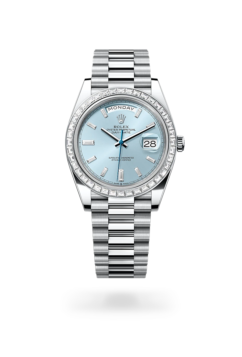 rolex Day-Date in Platinum, M228396TBR-0002 - Boglietti Gioielliere