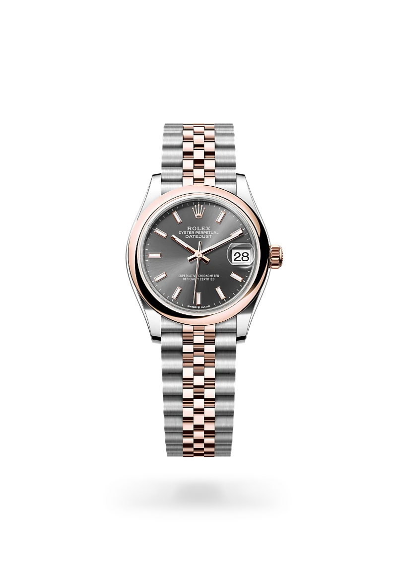 rolex Datejust in Rolesor Everose (combinazione di acciaio Oystersteel e oro Everose), M278241-0018 - Boglietti Gioielliere