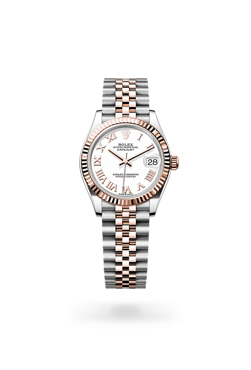 rolex Datejust in Everose Rolesor - combination of Oystersteel and Everose gold, M278271-0002 - Boglietti Gioielliere