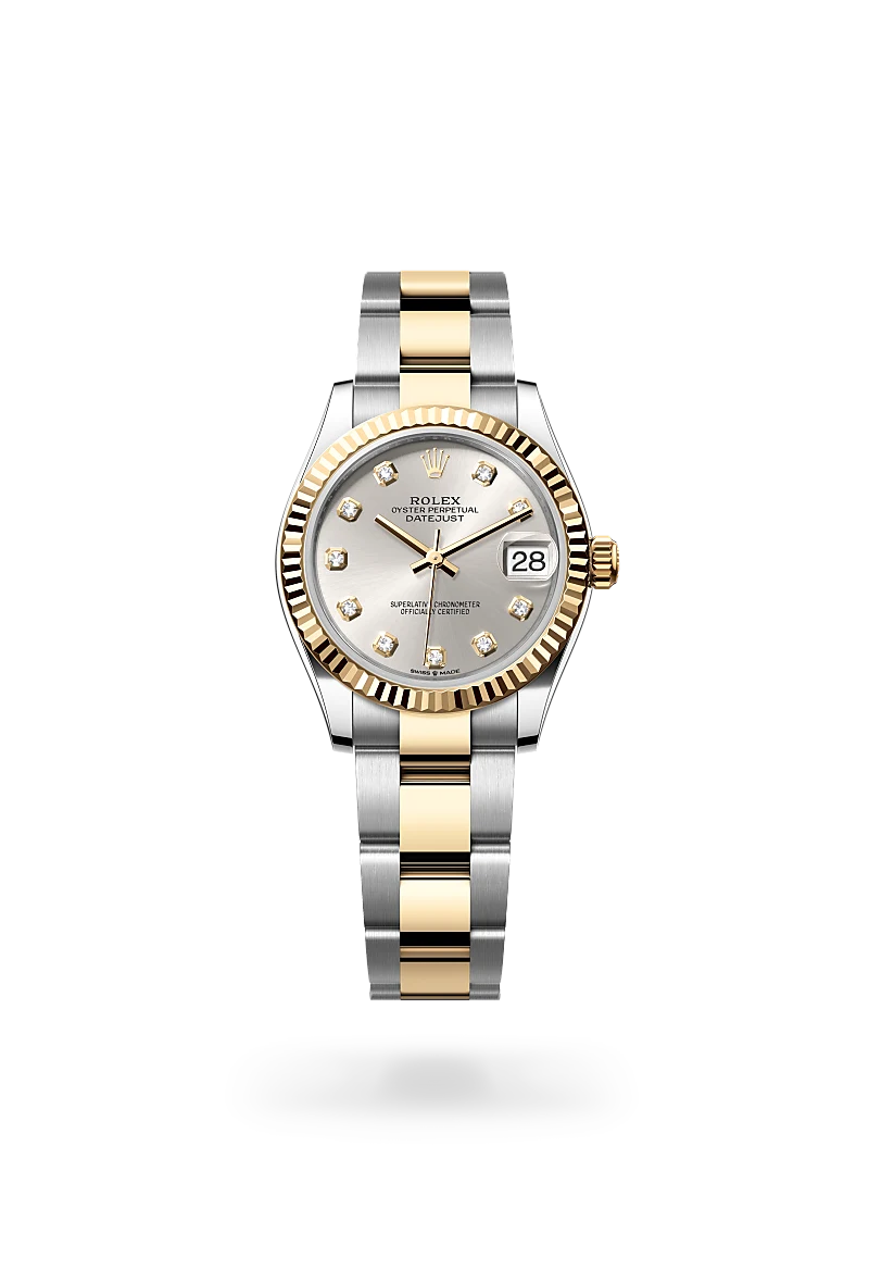 rolex Datejust in Rolesor giallo (combinazione di acciaio Oystersteel e oro giallo), M278273-0019 - Boglietti Gioielliere