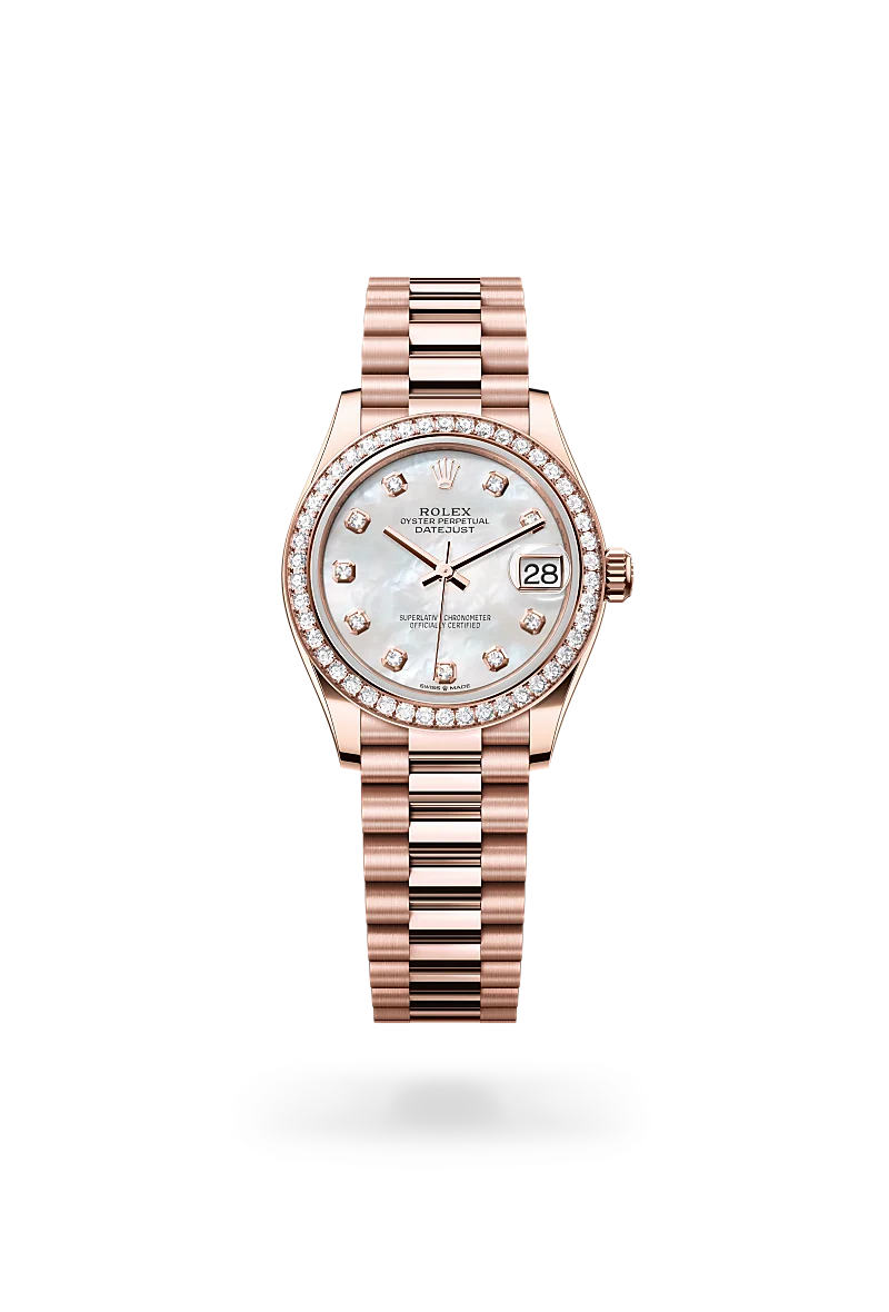 rolex Datejust in Oro Everose 18 ct, M278285RBR-0005 - Boglietti Gioielliere