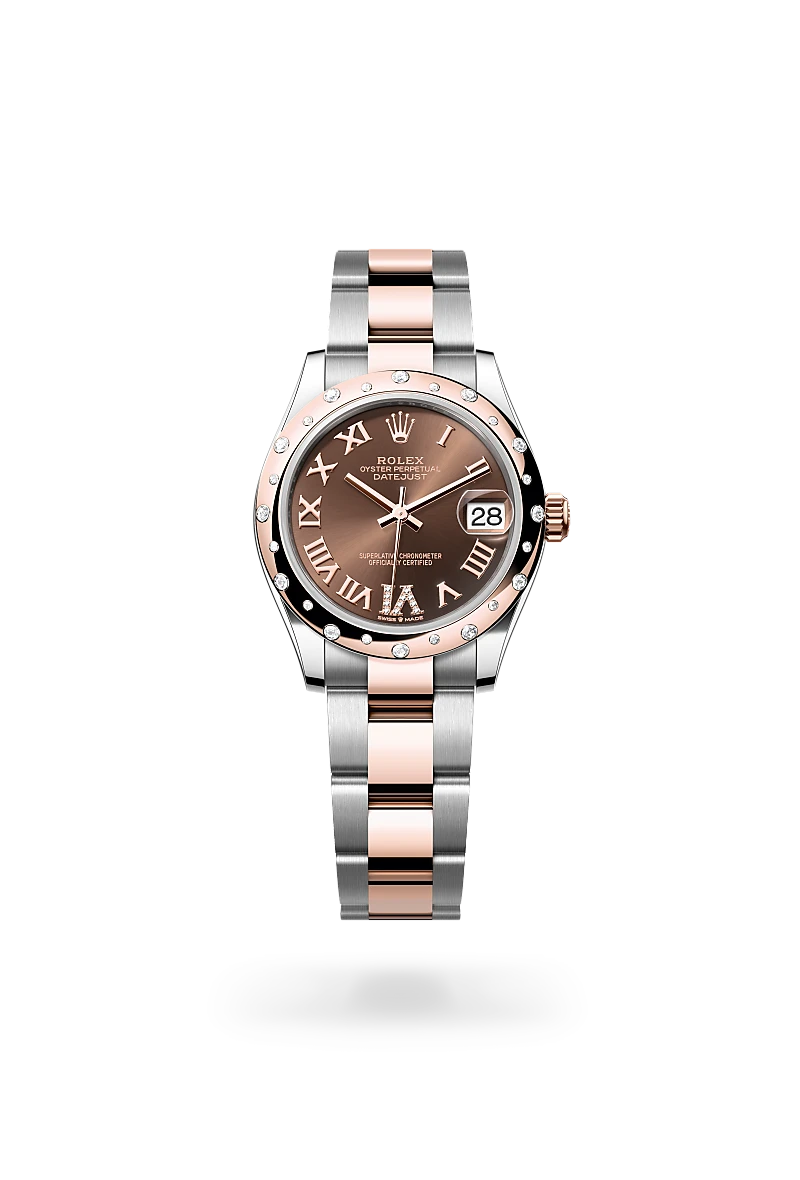 rolex Datejust in Rolesor Everose (combinazione di acciaio Oystersteel e oro Everose), M278341RBR-0003 - Boglietti Gioielliere