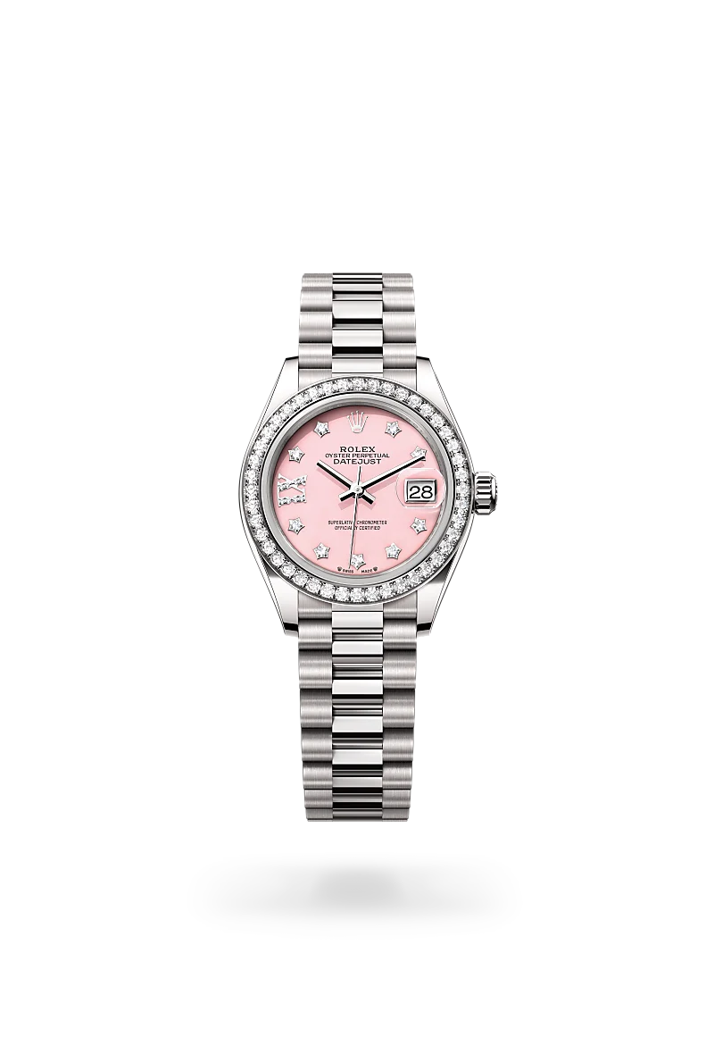 rolex Lady-Datejust in 18 ct white gold, M279139RBR-0002 - Boglietti Gioielliere