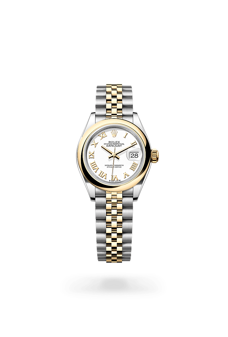 rolex Lady-Datejust in Yellow Rolesor - combination of Oystersteel and yellow gold, M279163-0023 - Boglietti Gioielliere