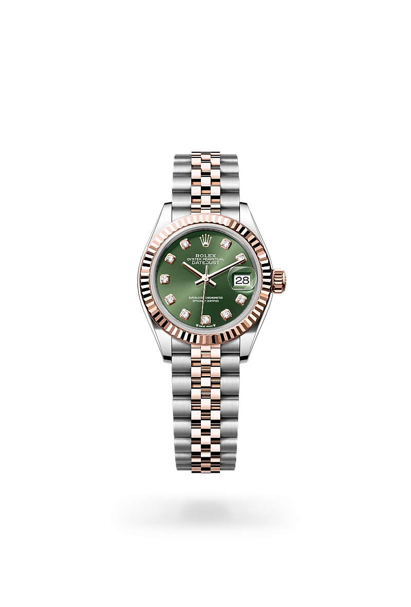 rolex Lady-Datejust in Rolesor Everose (combinazione di acciaio Oystersteel e oro Everose), M279171-0007 - Boglietti Gioielliere